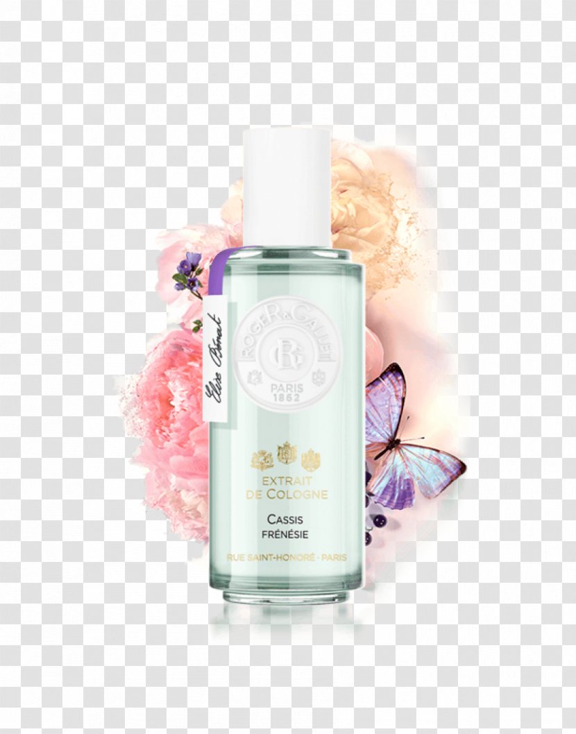 Cassis Eau De Cologne Perfume Roger & Gallet Toilette - Liquid Transparent PNG