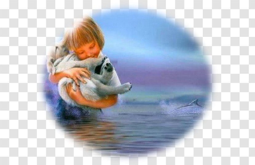 Puppy Child Painting Animalier Art - Dog Transparent PNG