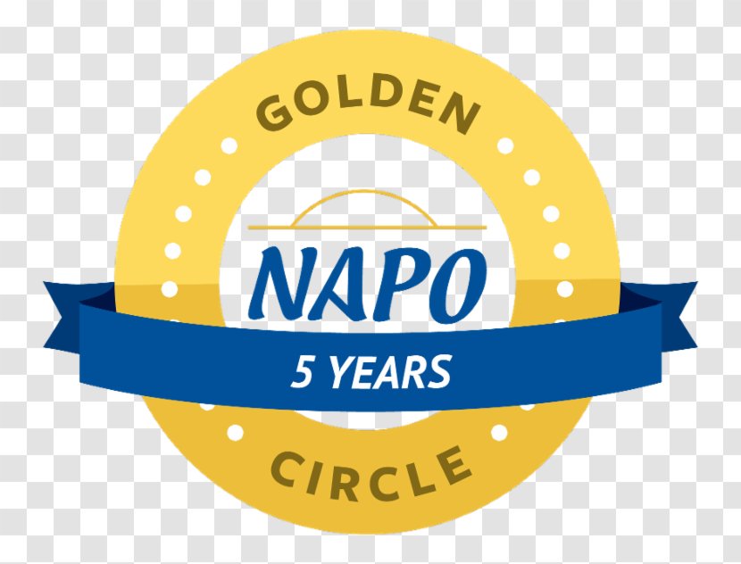 Professional Organizing Logo Closet Organization Brand - Gold Circle Transparent PNG