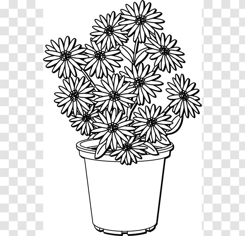 Cut Flowers Floral Design Flowerpot White Transparent PNG
