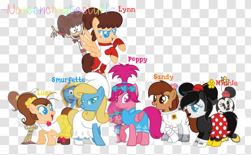 Pony SmurfLily Mickey Mouse Minnie - Flower Transparent PNG