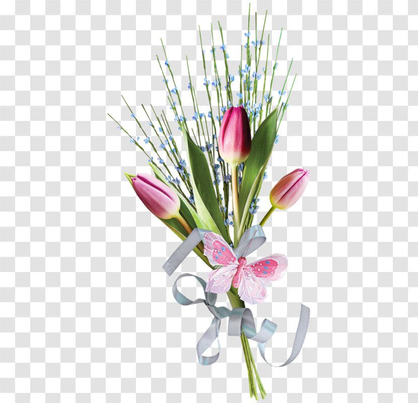 Floral Design Cut Flowers Flower Bouquet Tulip - Flowering Plant Transparent PNG