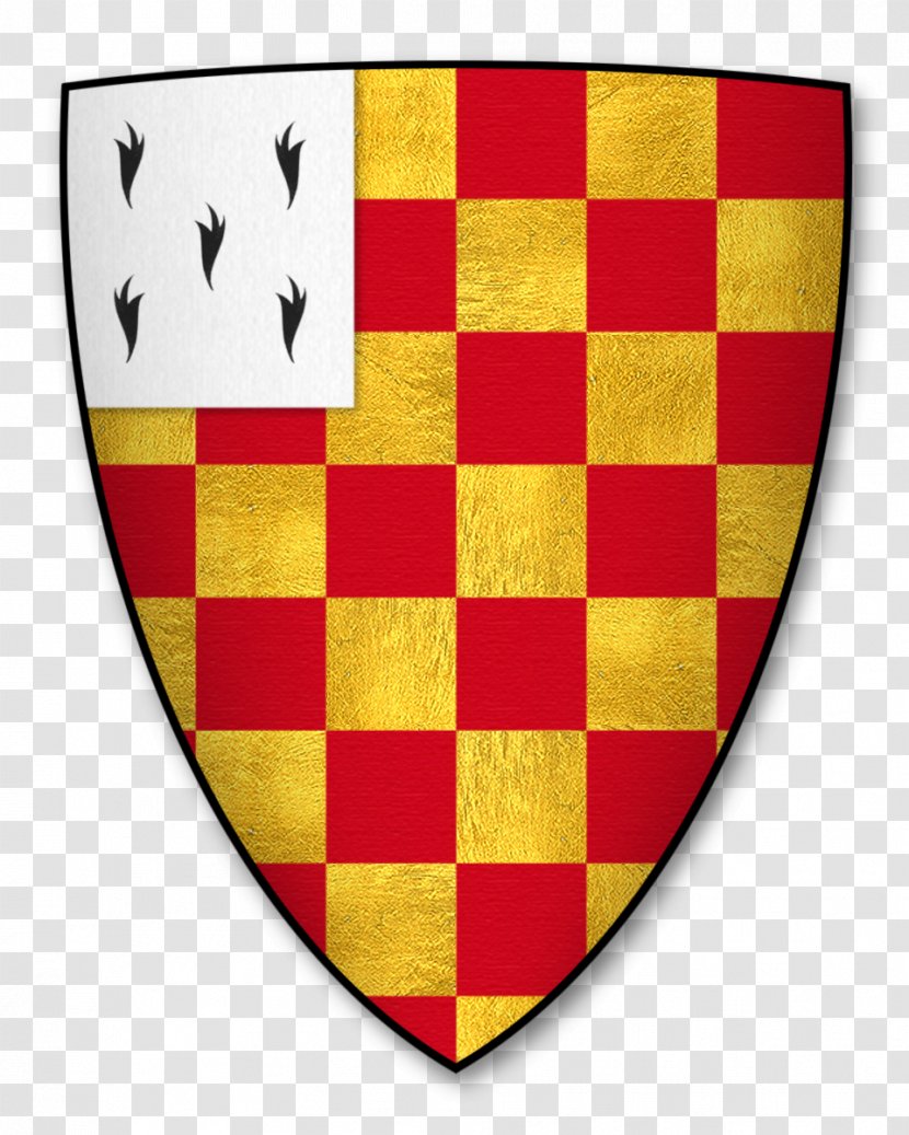 De Warenne Family Coat Of Arms Roll Lewes Castle Earl Surrey - Crest Transparent PNG