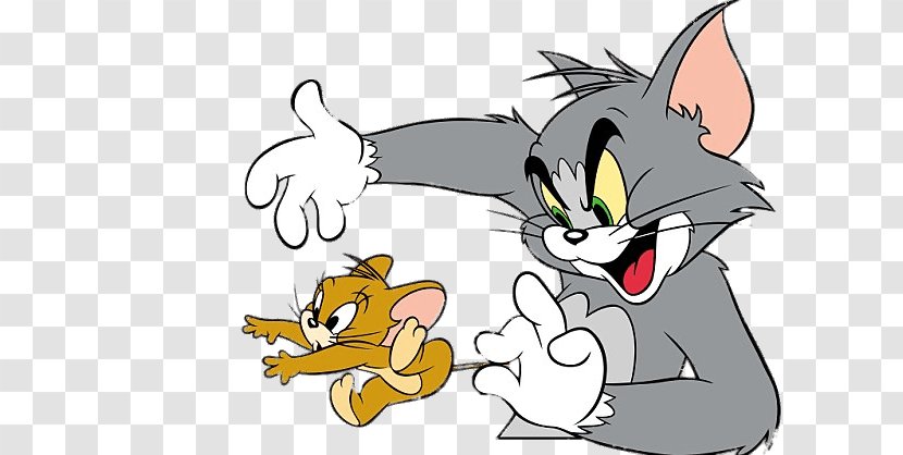 Tom Cat And Jerry Cartoon Drawing - Heart Transparent PNG