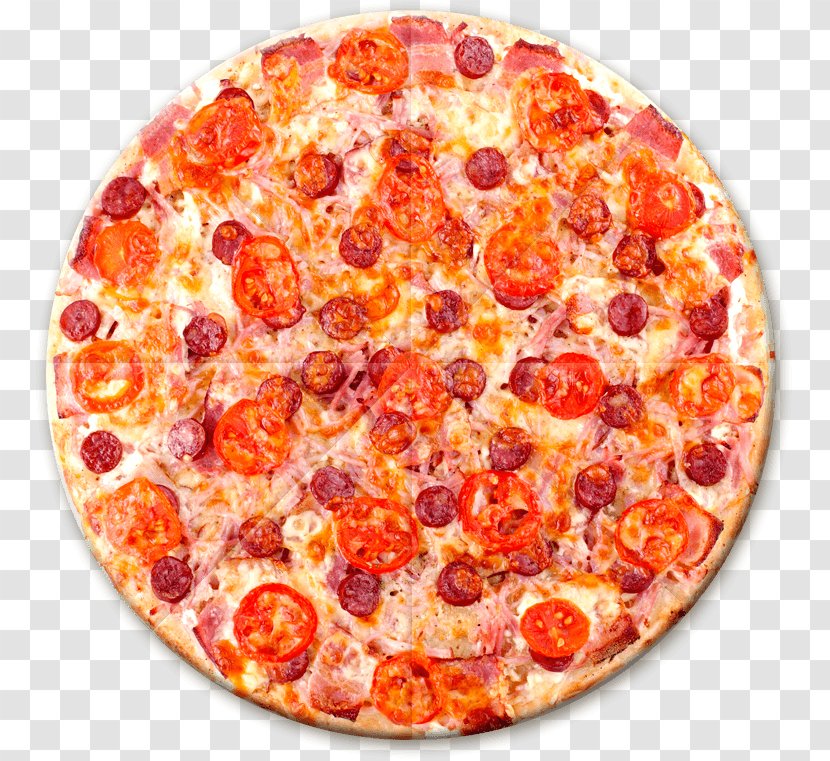 Pizza Sushi Ham Bacon Gouda Cheese - Delivery Transparent PNG