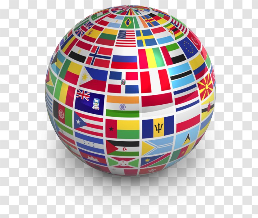 Globe Flags Of The World Earth - Stock Photography Transparent PNG