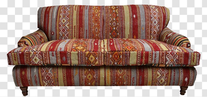 Couch Sofa Bed Slipcover Cushion Chair - Wood - Kilim Ottoman Transparent PNG