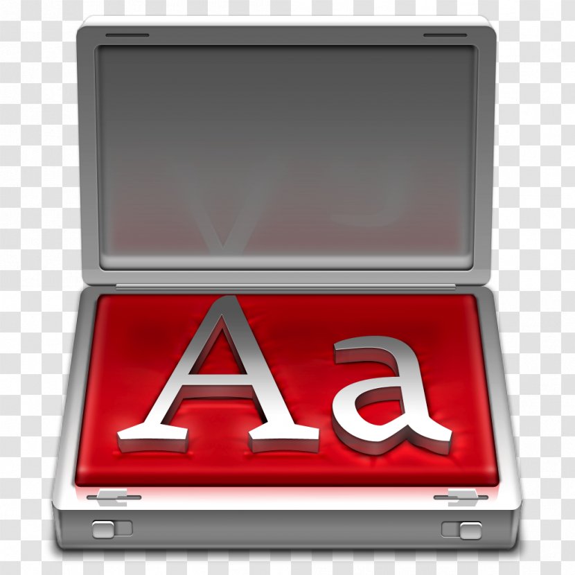 Font Netbook Typeface Computer Software Display Device - Red Transparent PNG