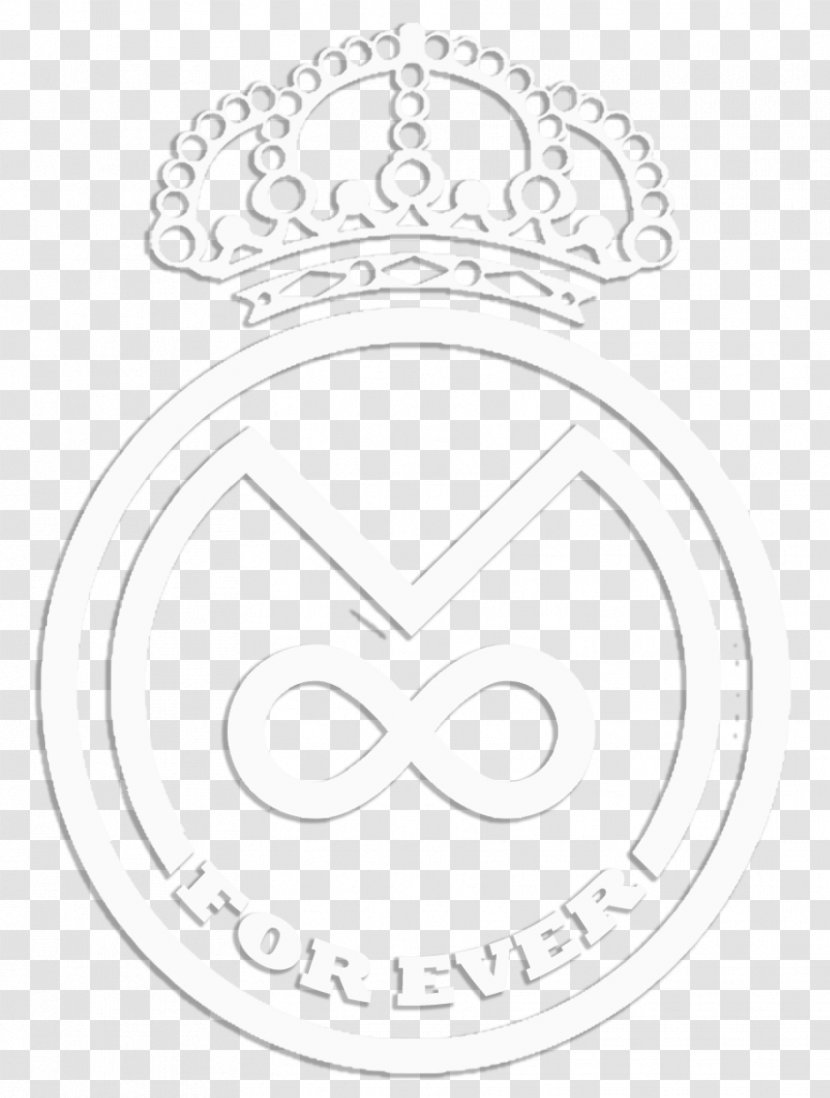 Real Madrid C.F. Logo White Sport - Drawing - Coloring Book Transparent PNG