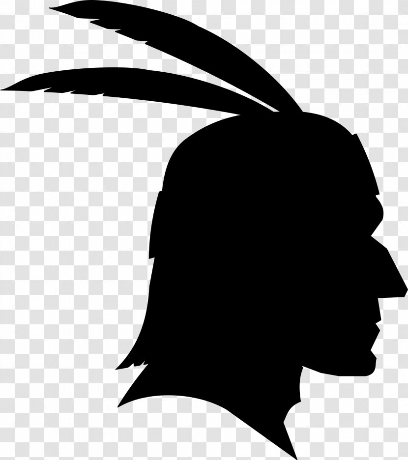 Native Americans In The United States Indigenous Peoples Of Americas Tribal Chief Clip Art - Silhouette Head Transparent PNG