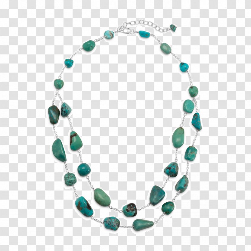 Turquoise Jewellery Charms & Pendants Necklace Silver - Bead - Nugget Transparent PNG