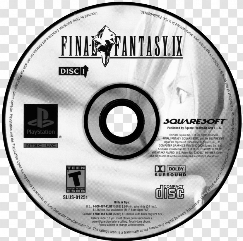 Final Fantasy IX Anthology Chronicles PlayStation - Dvd - Hand Cursor Transparent PNG