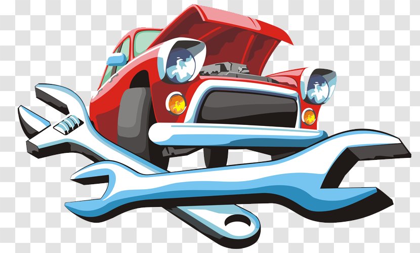 Car Automobile Repair Shop Auto Mechanic Motor Vehicle Service Clip Art - Cars & Wrench Transparent PNG