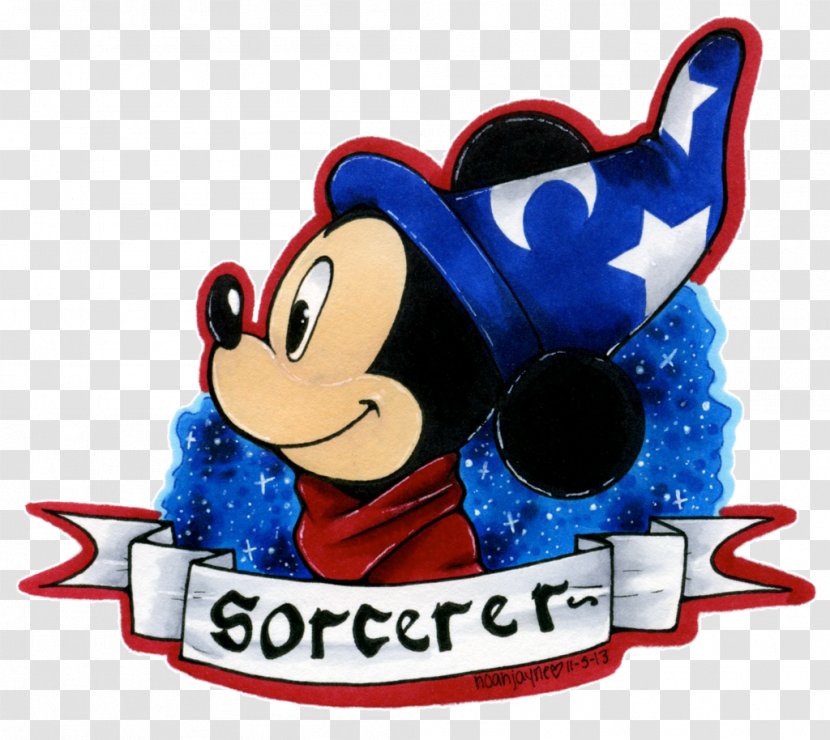 Logo Font Fiction Character Product - Mickey Sorcerer Transparent PNG