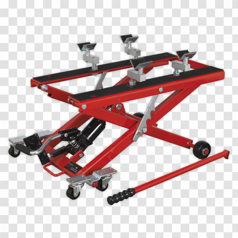 Motorcycle Lift Car Hydraulics Bicycle - Pedals Transparent PNG