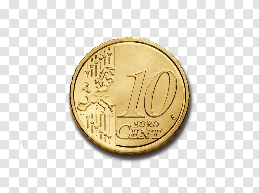 10 Cent Euro Coin Note Coins - Currency - € Transparent PNG