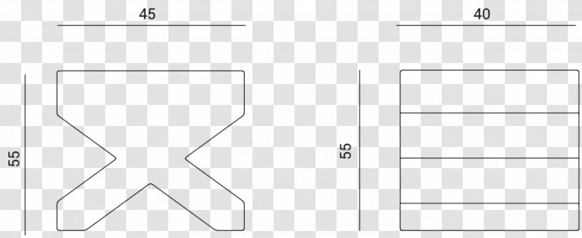 Document Point White Angle - Rectangle - Practical Stools Transparent PNG