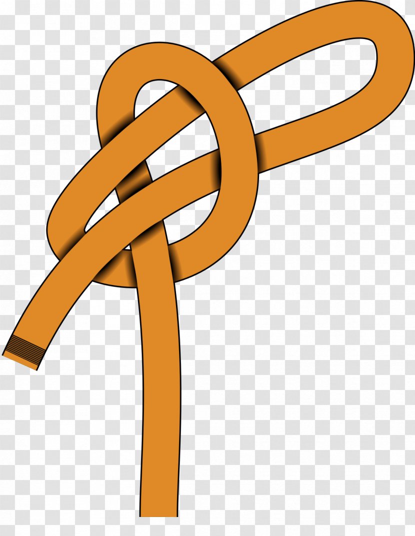 Overhand Knot With Draw-loop Half Hitch Halber Knoten - Symbol Transparent PNG