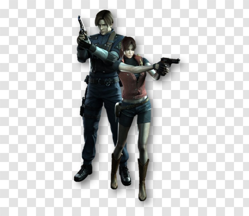 Resident Evil 2 Evil: The Darkside Chronicles 6 Leon S. Kennedy Claire Redfield - Action Figure - Jill Valentine Bsaa Transparent PNG