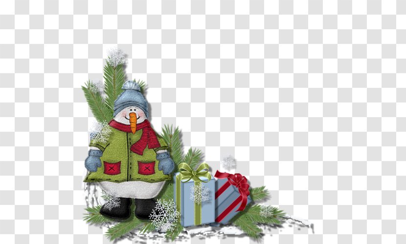 Snowman Christmas Decoration New Year Clip Art - Fir - Border Decorations Transparent PNG