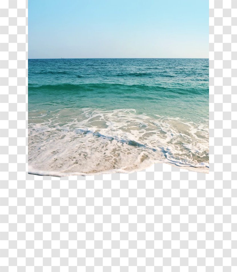 Towel Shore Sea Beach Coast - Wave Transparent PNG