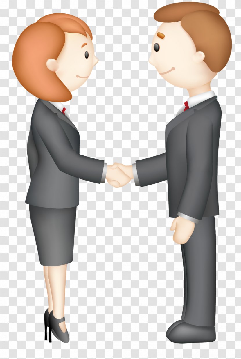 Handshake Businessperson Clip Art - Standing Transparent PNG