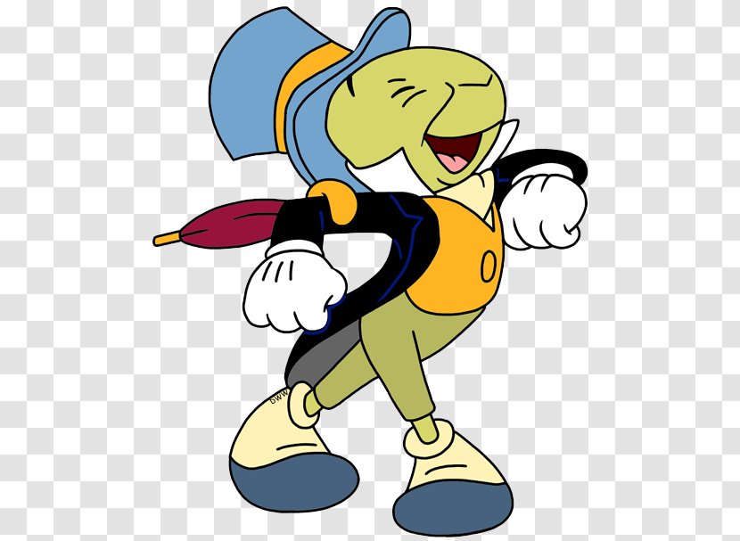 Jiminy Cricket Donald Duck Cartoon Animated Film Drawing - Art Transparent PNG