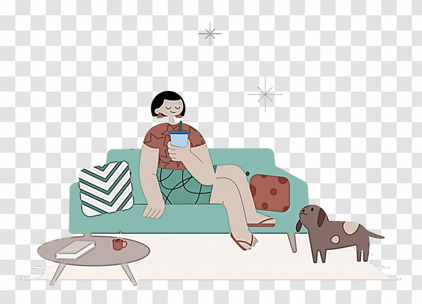 Alone Time At Home Transparent PNG