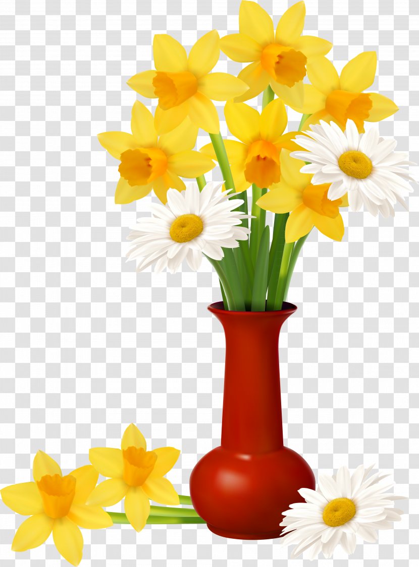 Flowerpot Vase Clip Art - Royaltyfree - Flower Transparent PNG