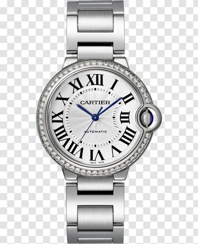 Cartier Ballon Bleu Automatic Watch Woman Transparent PNG