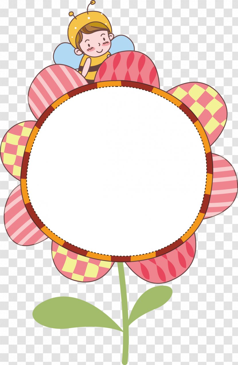 Common Sunflower Clip Art - Pink - Caption Box Transparent PNG