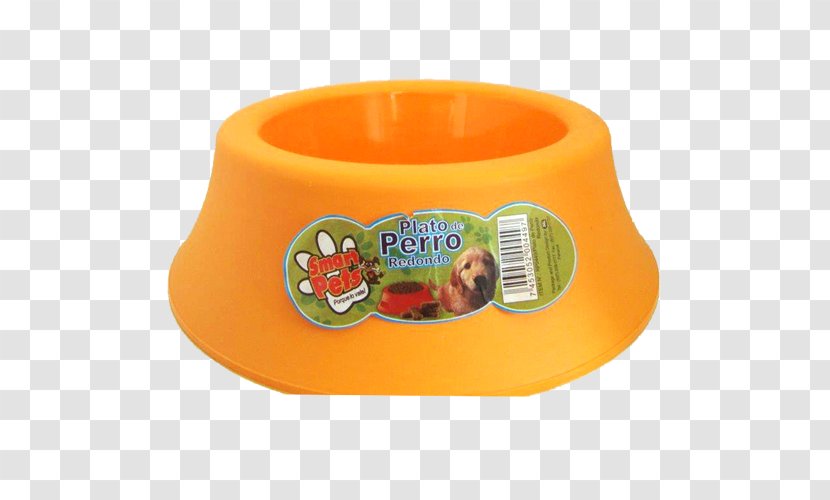 Water Dog Dish Food Plate - Orange - Animal Material Transparent PNG