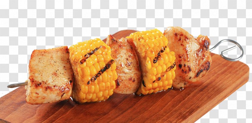 Barbecue Chicken Chuan Kushikatsu Dak-kkochi - Kebab - Corn Skewers Transparent PNG