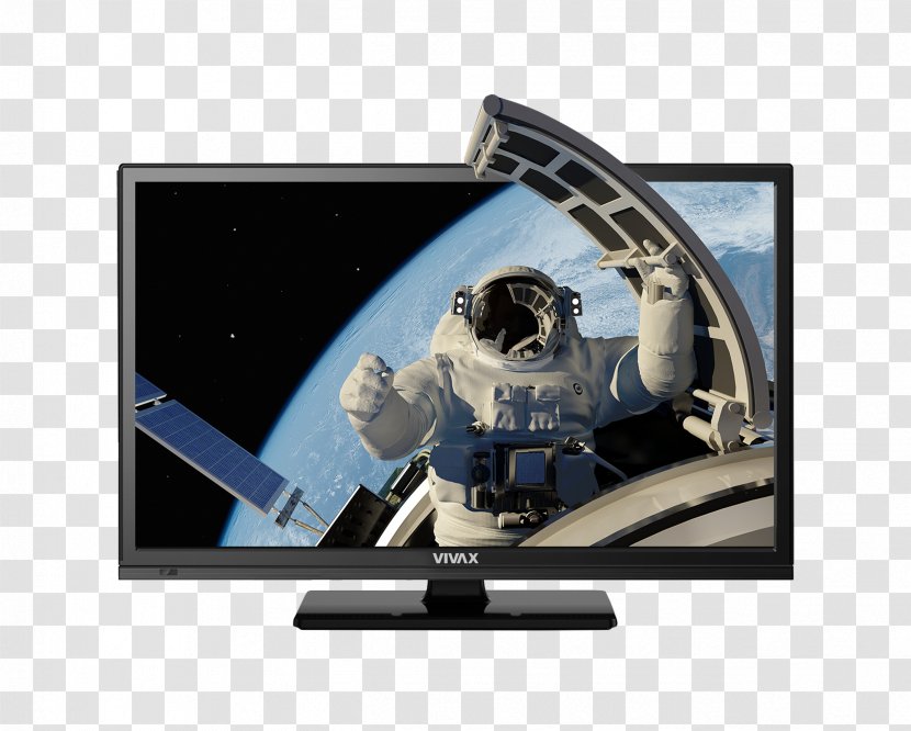 LCD Television Astronaut Light Set Transparent PNG