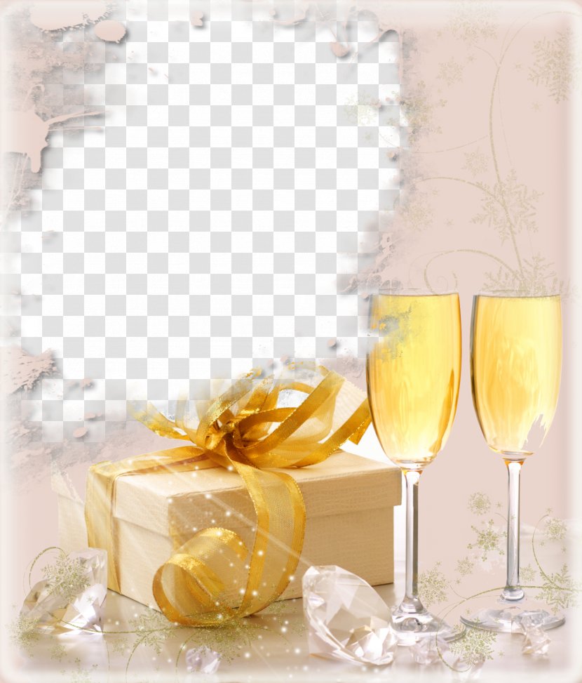 Champagne Glass New Year Anniversary Party - Wedding Transparent PNG