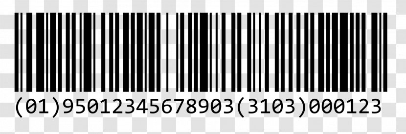 Barcode GS1-128 Code 128 International Article Number - Global Trade Item Transparent PNG