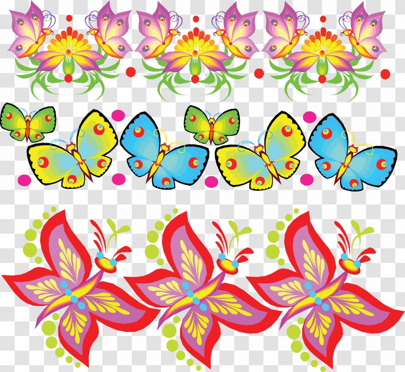 Butterfly Pollinator Clip Art - Pink Transparent PNG