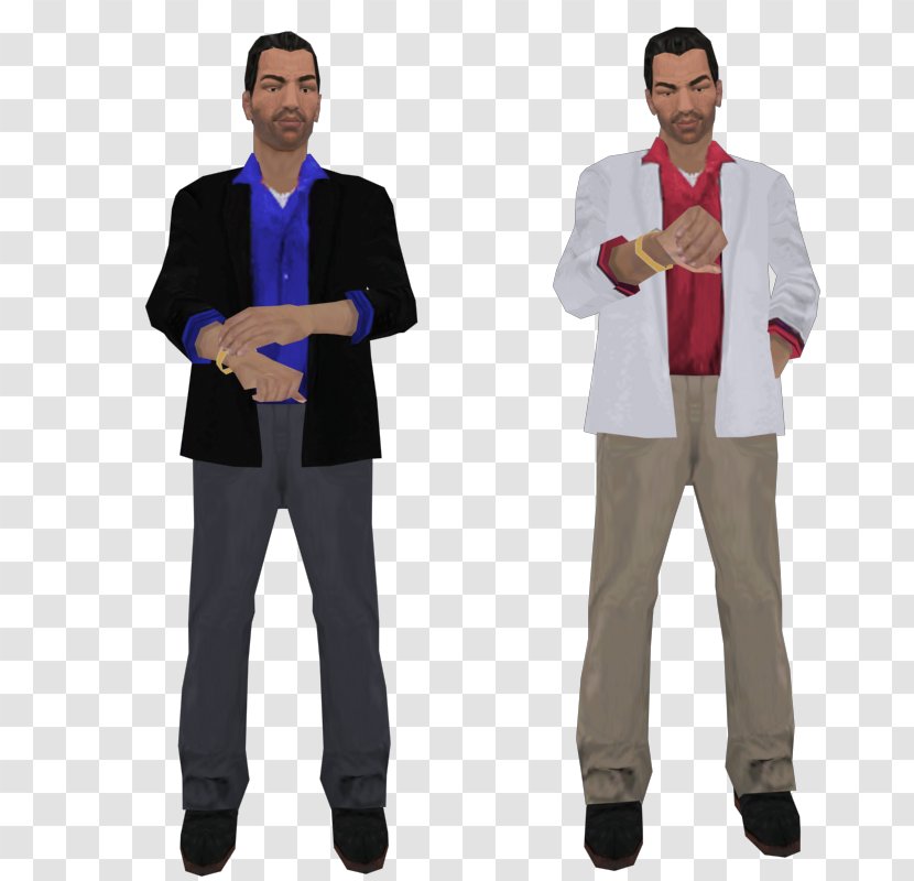Grand Theft Auto: San Andreas Tommy Vercetti Mod Vice City Clothing - Shoulder - Niko Bellic Transparent PNG