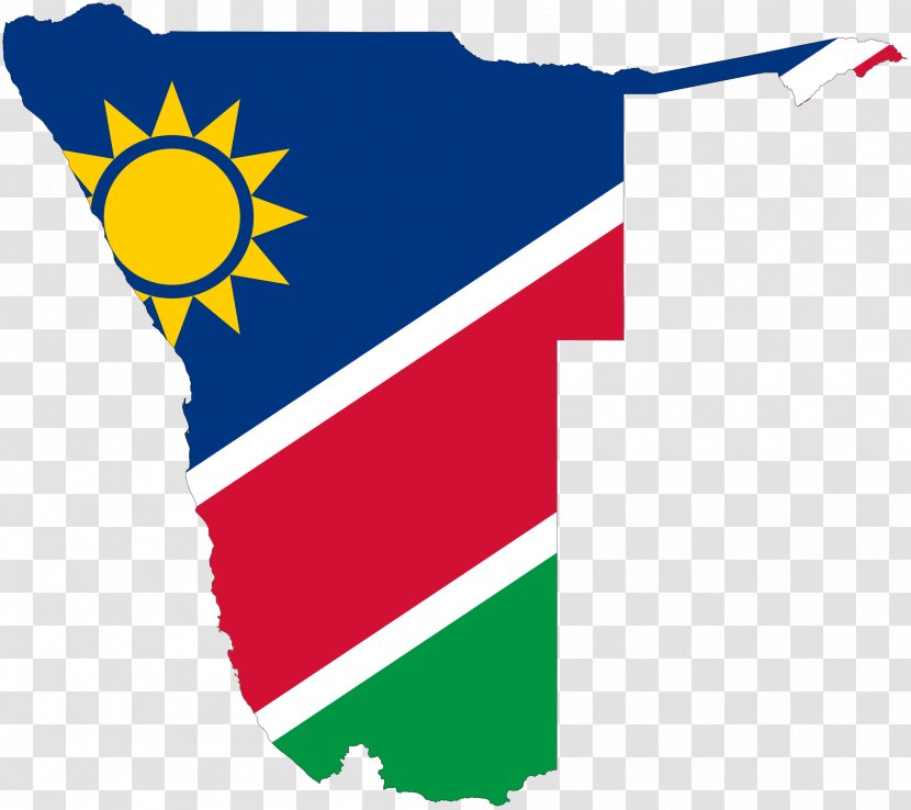 Flag Of Namibia Map - Uganda - Country Transparent PNG
