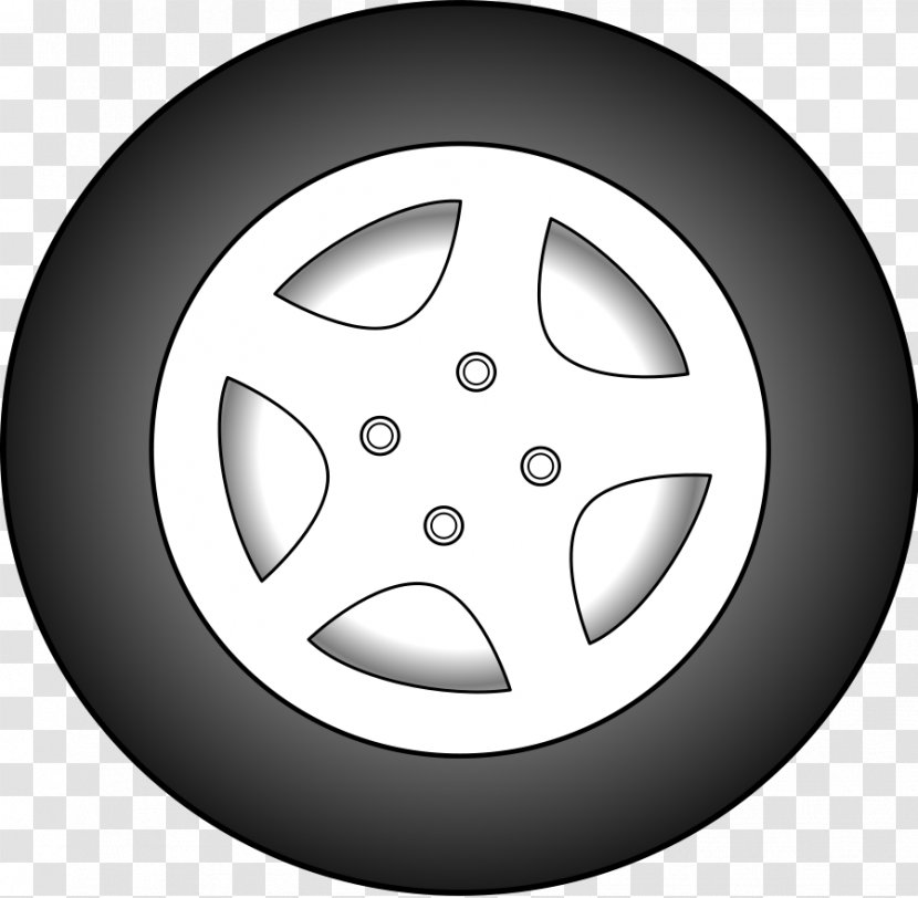 Car Wheel Tire Rim Clip Art - Fire Truck Transparent PNG