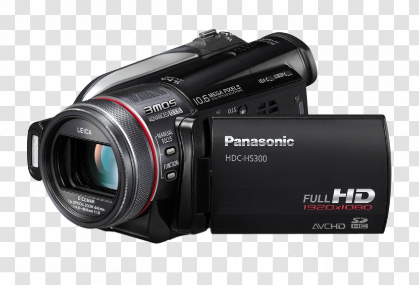 Panasonic Video Camera Nikon D300 Camcorder High-definition - High Definition - Image Transparent PNG
