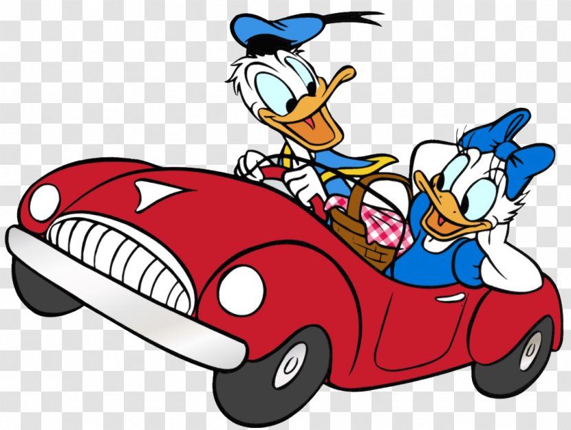 Donald Duck Daisy Minnie Mouse Mickey - Automotive Design Transparent PNG