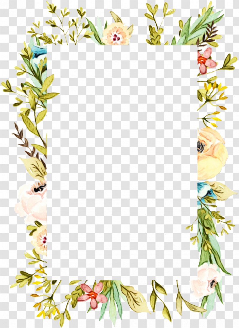 Floral Wedding Invitation Background - Wildflower Interior Design Transparent PNG