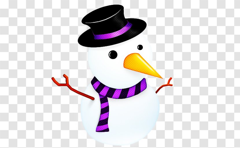 Snowman - Flightless Bird - Costume Hat Transparent PNG