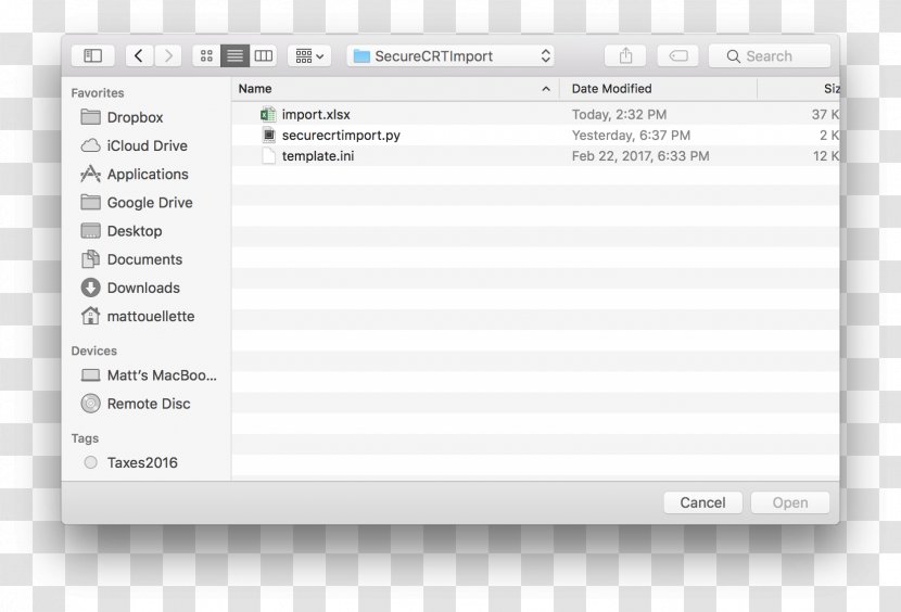 MacOS Computer Software Transparent PNG