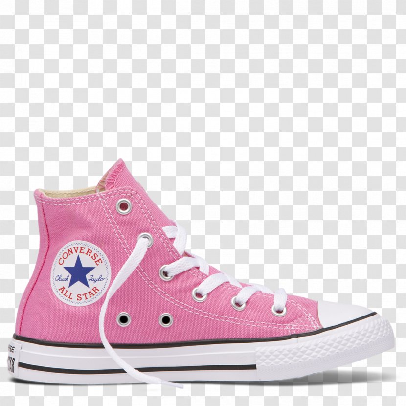 Chuck Taylor All-Stars Converse High-top Sports Shoes - Cross Training Shoe - Pink Cheap For Women Transparent PNG