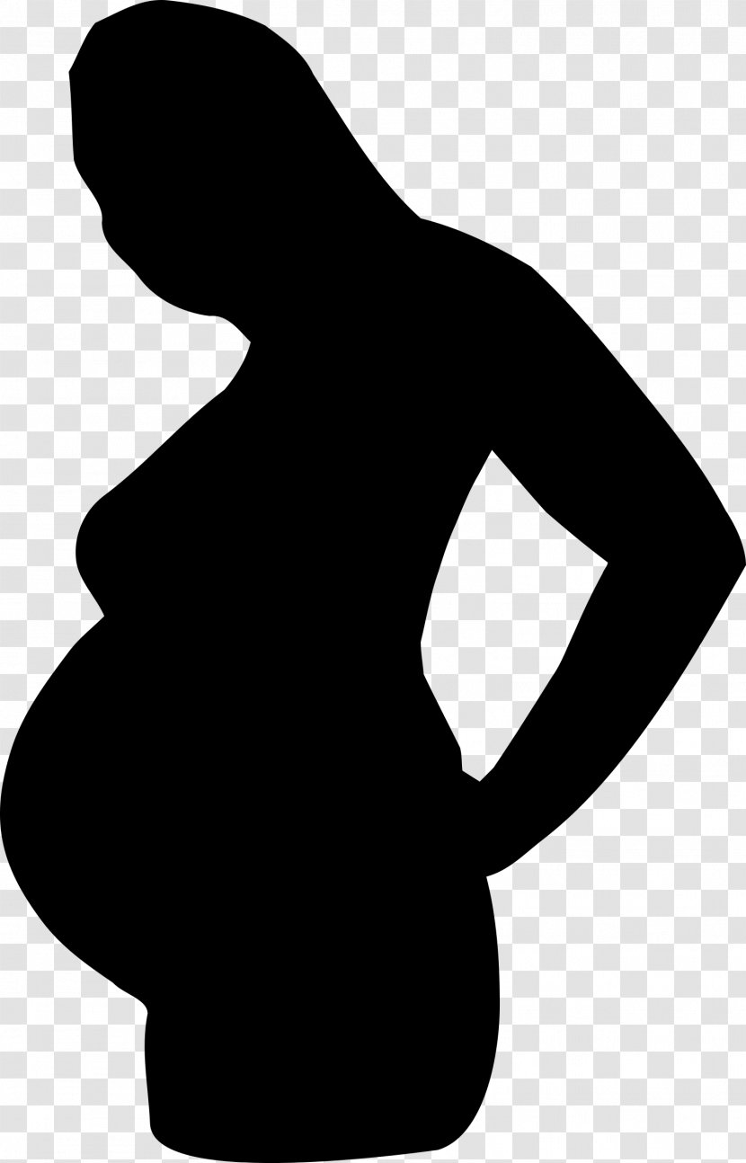 Pregnancy Silhouette Clip Art - Neck - Free Download Transparent PNG