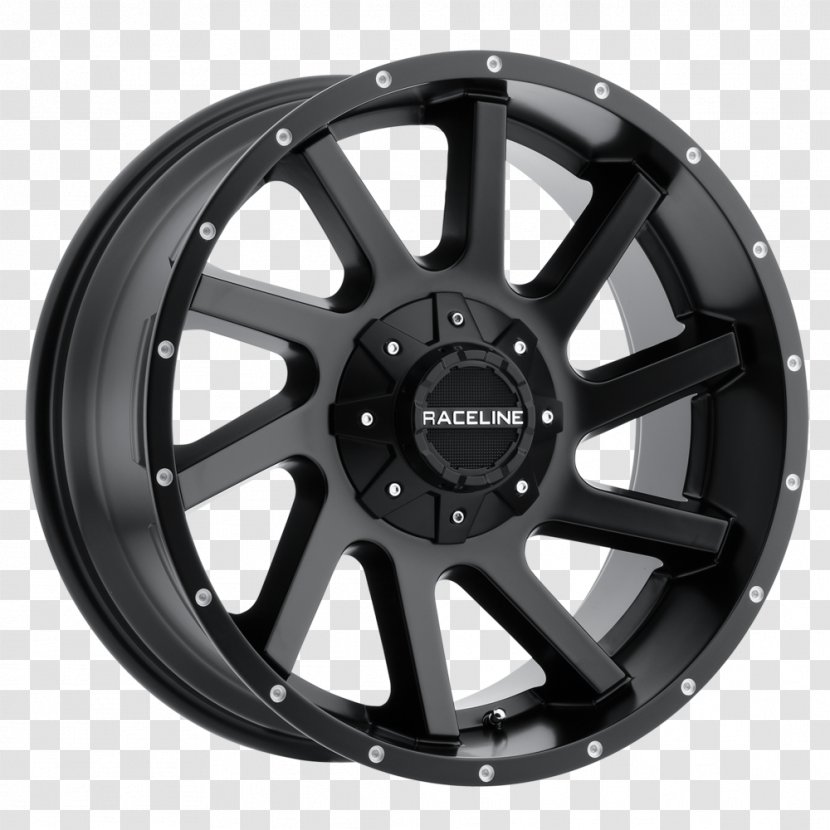 Alloy Wheel Rim Tire Spoke - Black Silk Transparent PNG