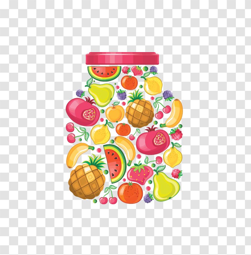 Juice Fruit Preserves Bottle - Jar Transparent PNG