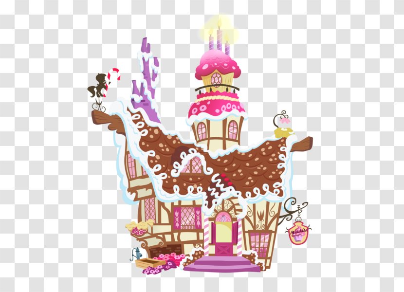 Pinkie Pie Rarity Pony Twilight Sparkle Rainbow Dash - Christmas Decoration - Sugarcube Corner Transparent PNG